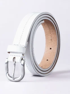 Wit - Lakeland Leather - Kendal - Leren riem