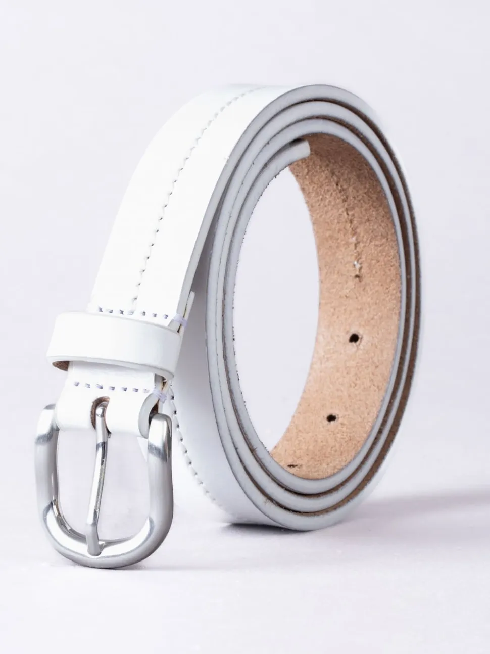 Wit - Lakeland Leather - Kendal - Leren riem