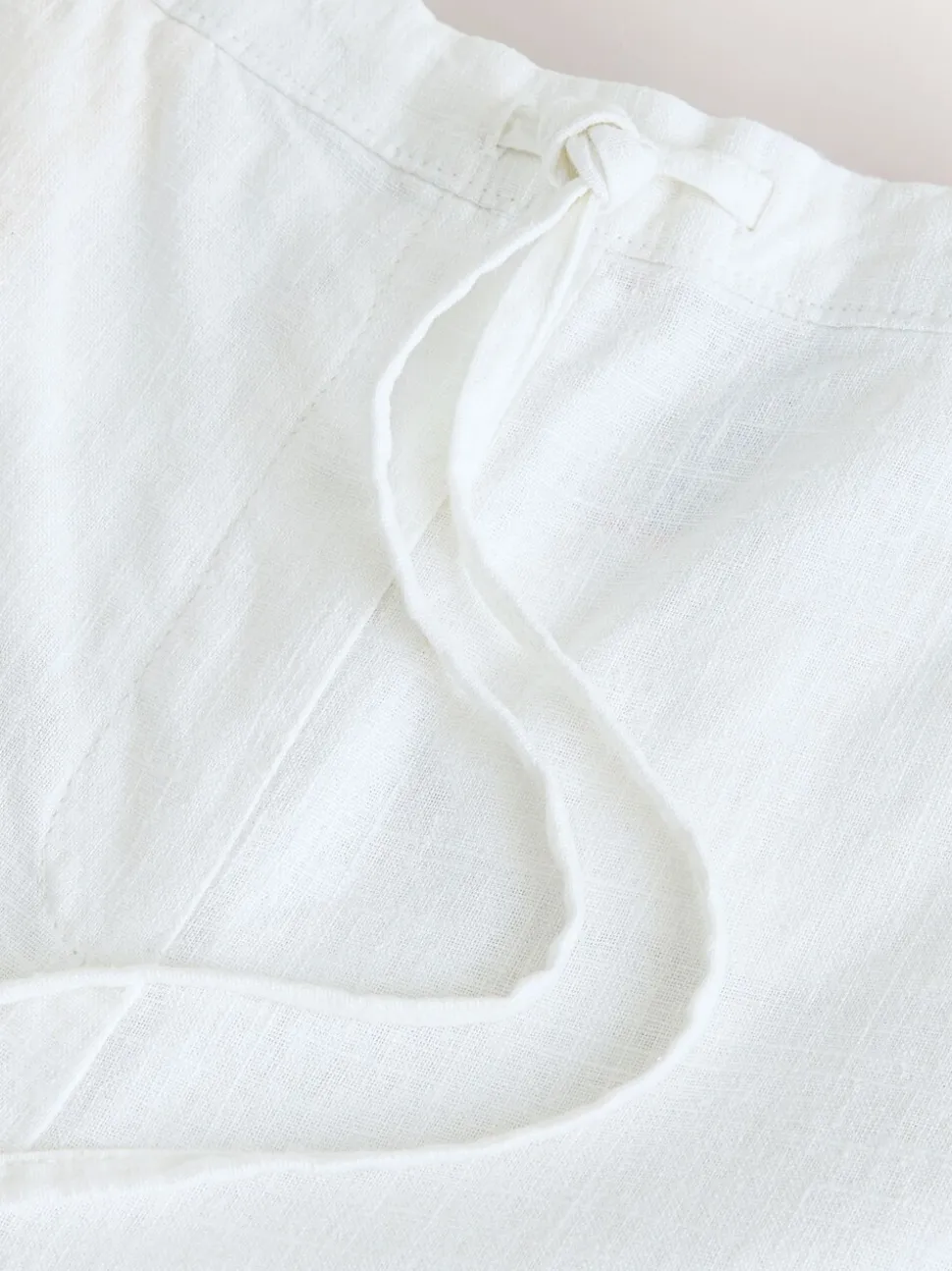 Wit - Linen Blend Pull On Shorts