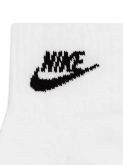Wit - Nike Everyday Essential Ankle 100% Cotton Socks 3 Pack