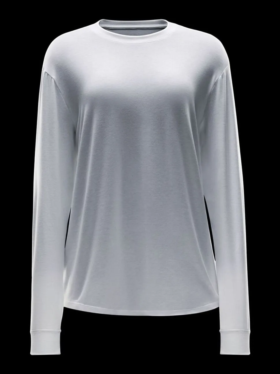 Wit - Nike One Relaxed Dri-FIT top met lange mouwen