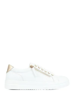 Wit - Pavers sneakers met plateauzool en dikke zool