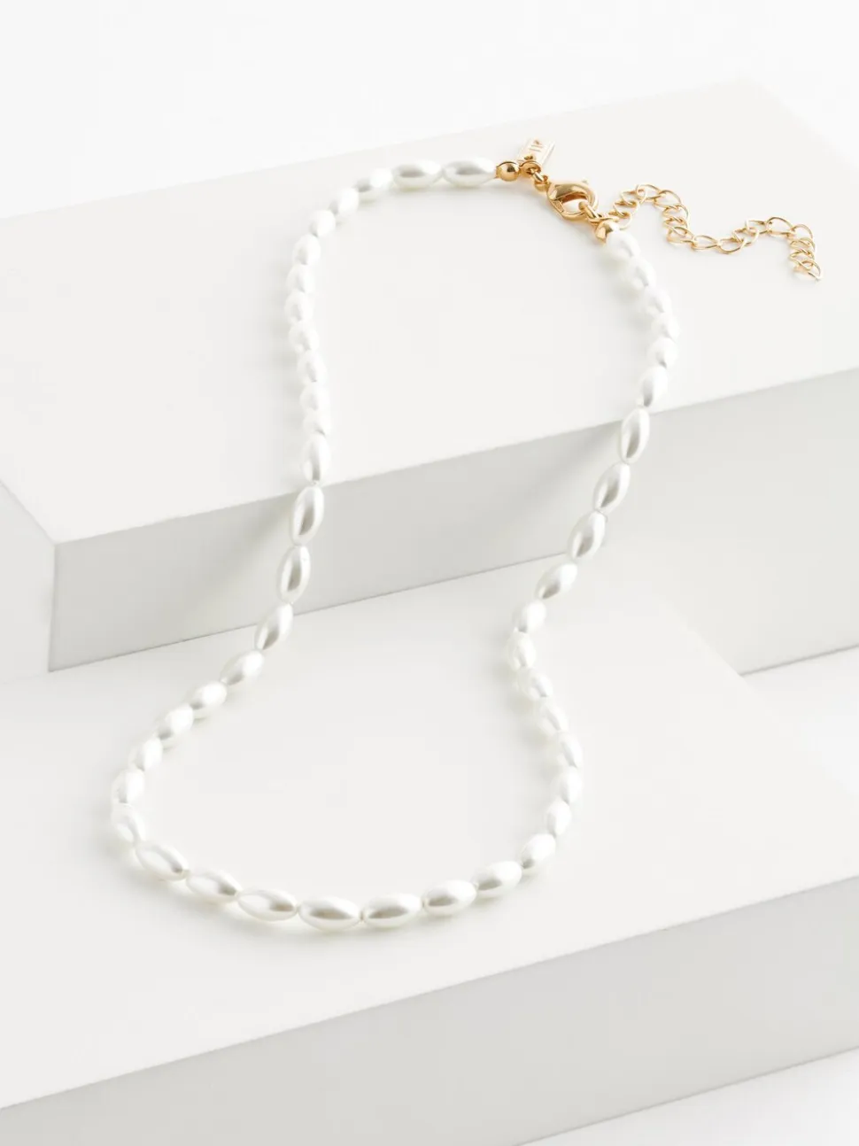 Wit - Pearl Effect Short Necklace