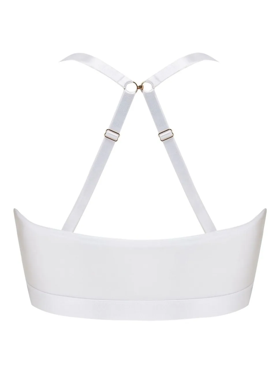 Wit - Pour Moi India beugelbustier met voorsluiting