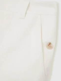 Wit - Reiss Ashby Linnen Shorts