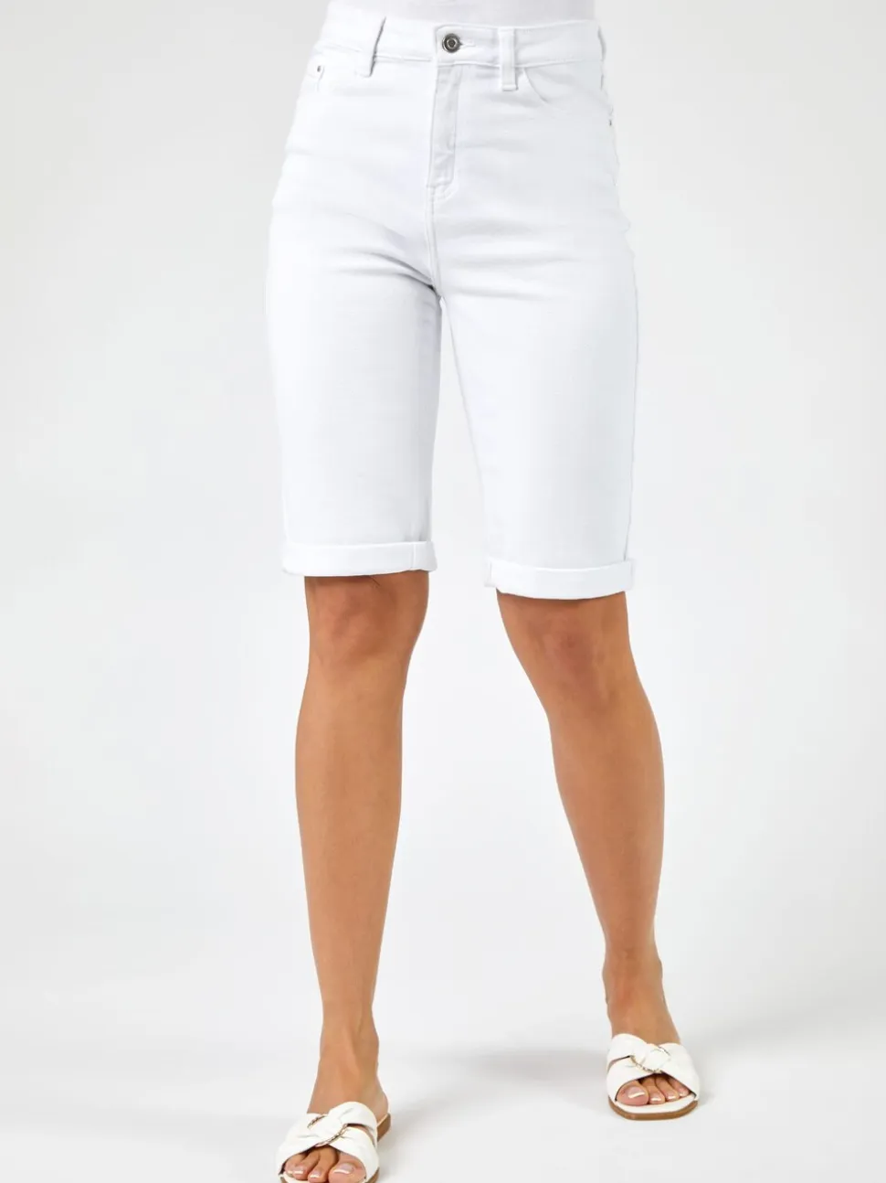 Wit - Romeinse must-have knielange short