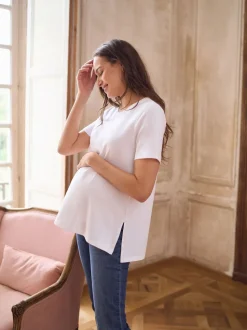 Wit - Seraphine Maternity Short Sleeve Cotton Modal T-Shirt