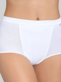 Wit - Sloggi set van 2 buikcorrigerende slips