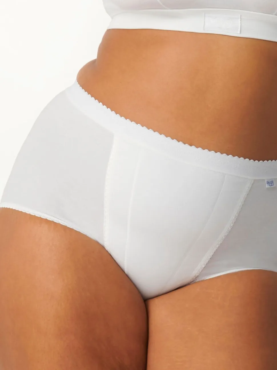 Wit - Sloggi set van 2 buikcorrigerende slips