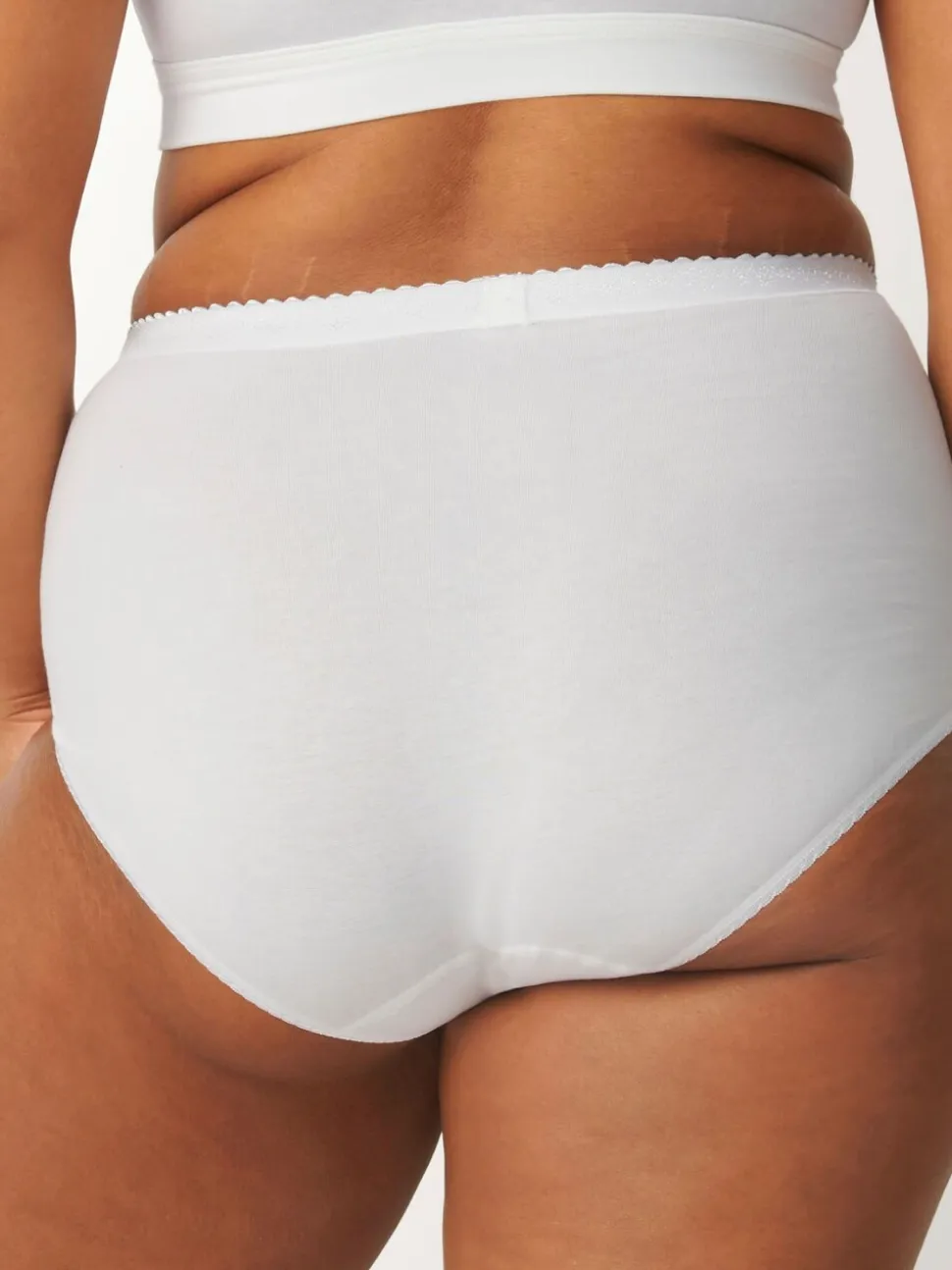 Wit - Sloggi set van 2 buikcorrigerende slips