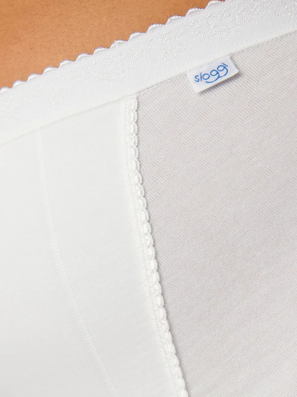 Wit - Sloggi set van 2 buikcorrigerende slips