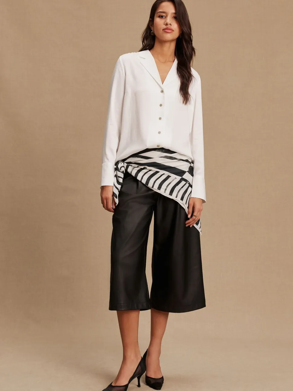 Wit - Soft Revere Collar Long Sleeve Shirt