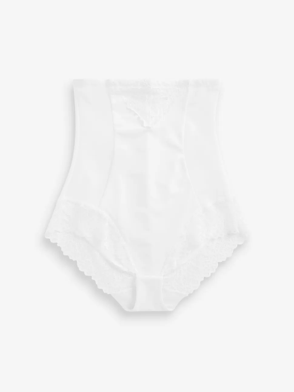 Wit - Vormende slip met stevige buikcorrectie