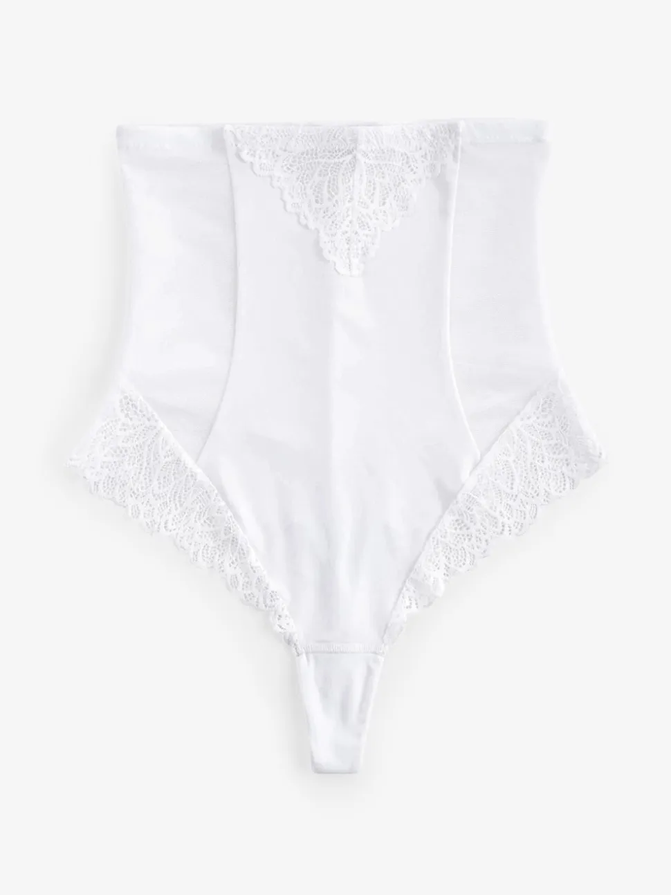 Wit - Vormende slip met stevige buikcorrectie