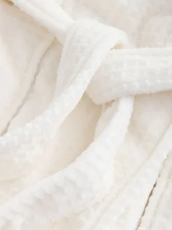 Wit - Waffle Cosy Robe