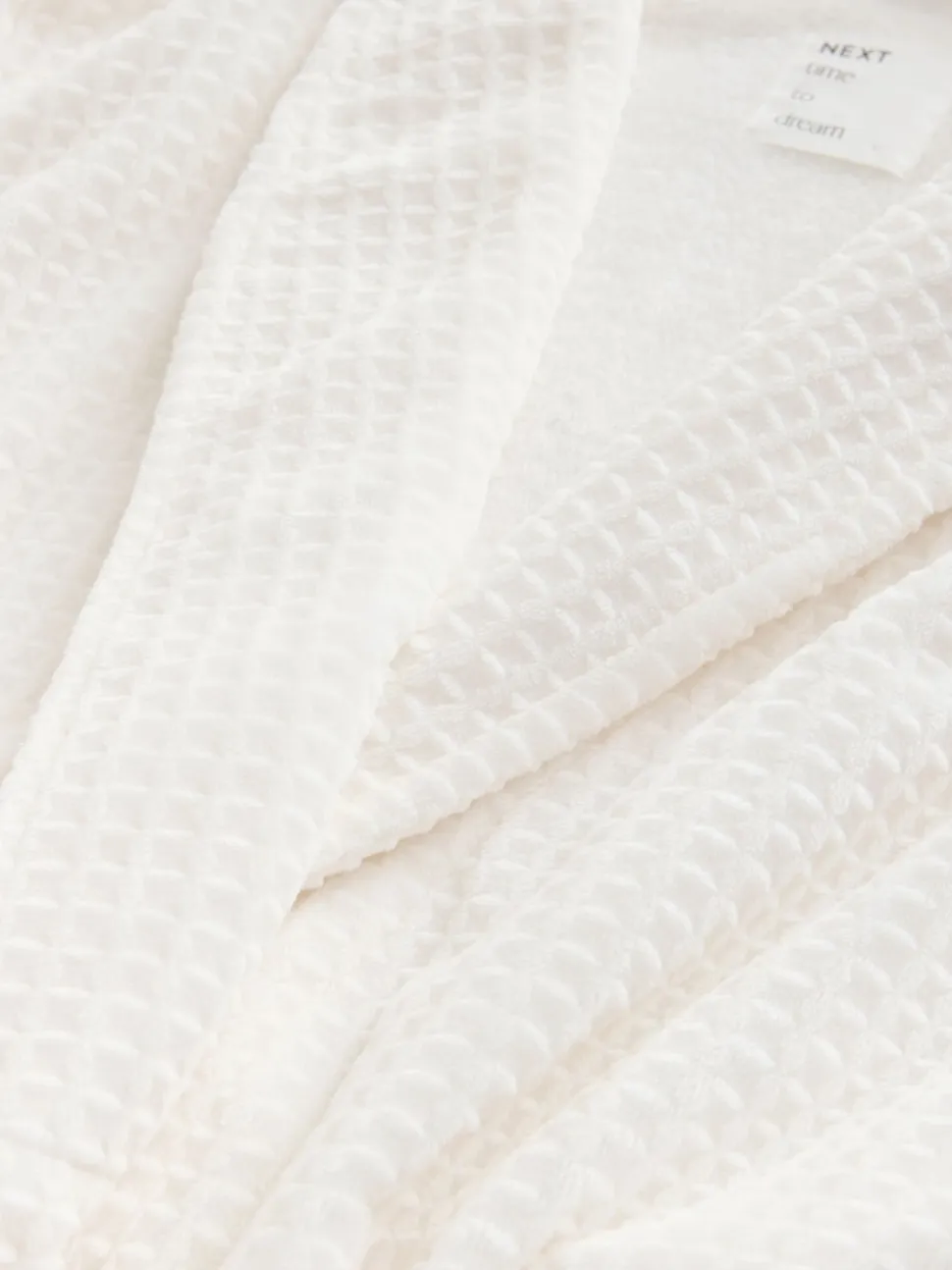 Wit - Waffle Cosy Robe