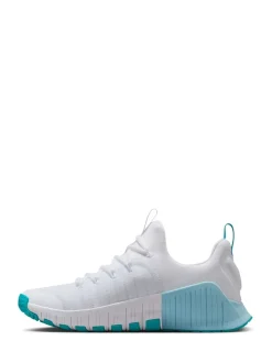 Wit blauwgroen - Nike Free Metcon 6 trainingsschoenen