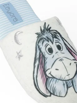 Wit met Eeyore - Vanilla Underground winterse pantoffelmuiltjes voor dames