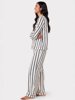 Wit/blauw - Chelsea Peers Long Pyjamas Sets
