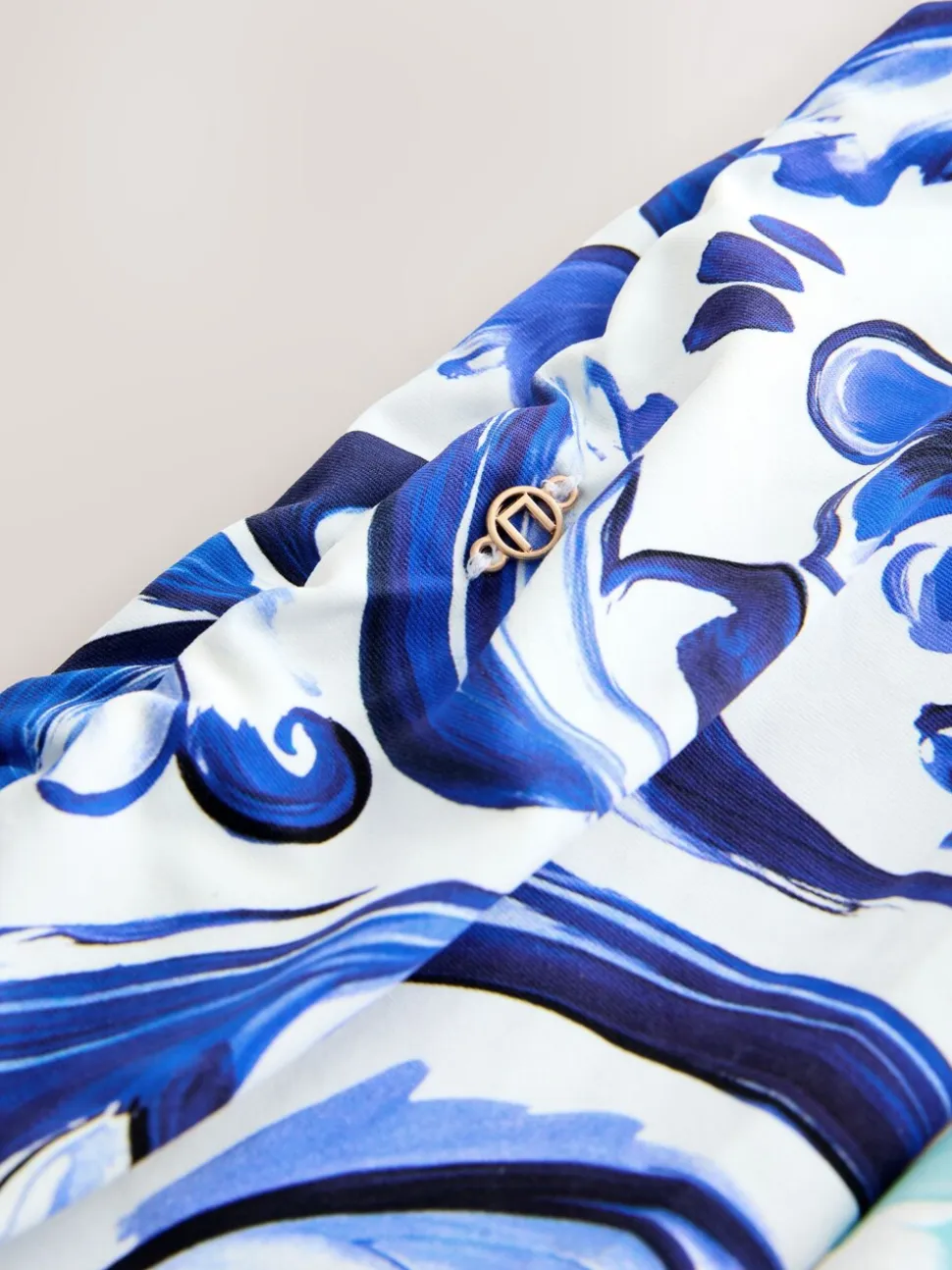 Wit/blauw porselein - Bikinibroekjes