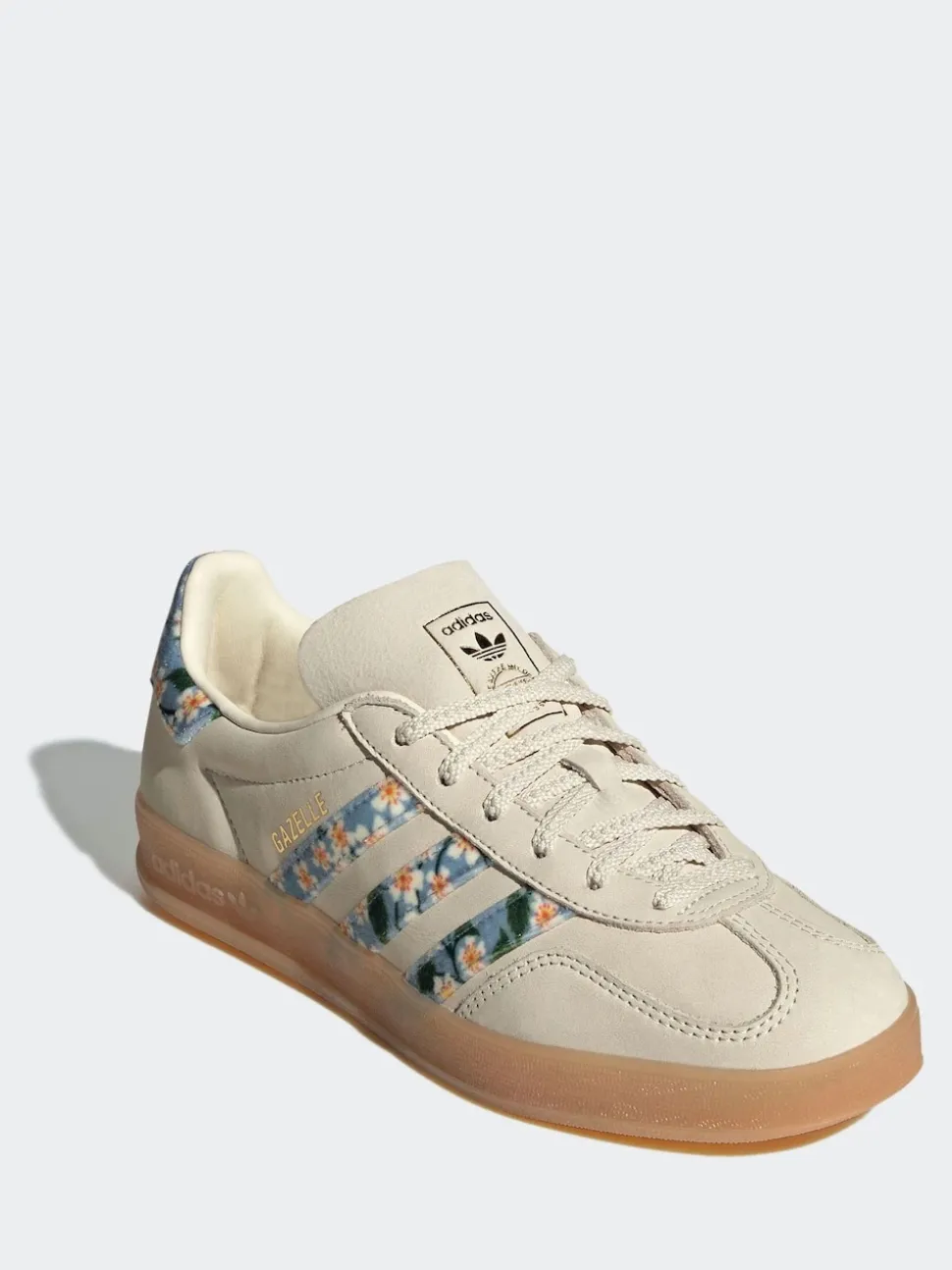 Wit/goud - adidas Originals - Gazelle sneakers voor binnen