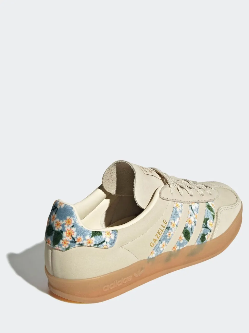 Wit/goud - adidas Originals - Gazelle sneakers voor binnen