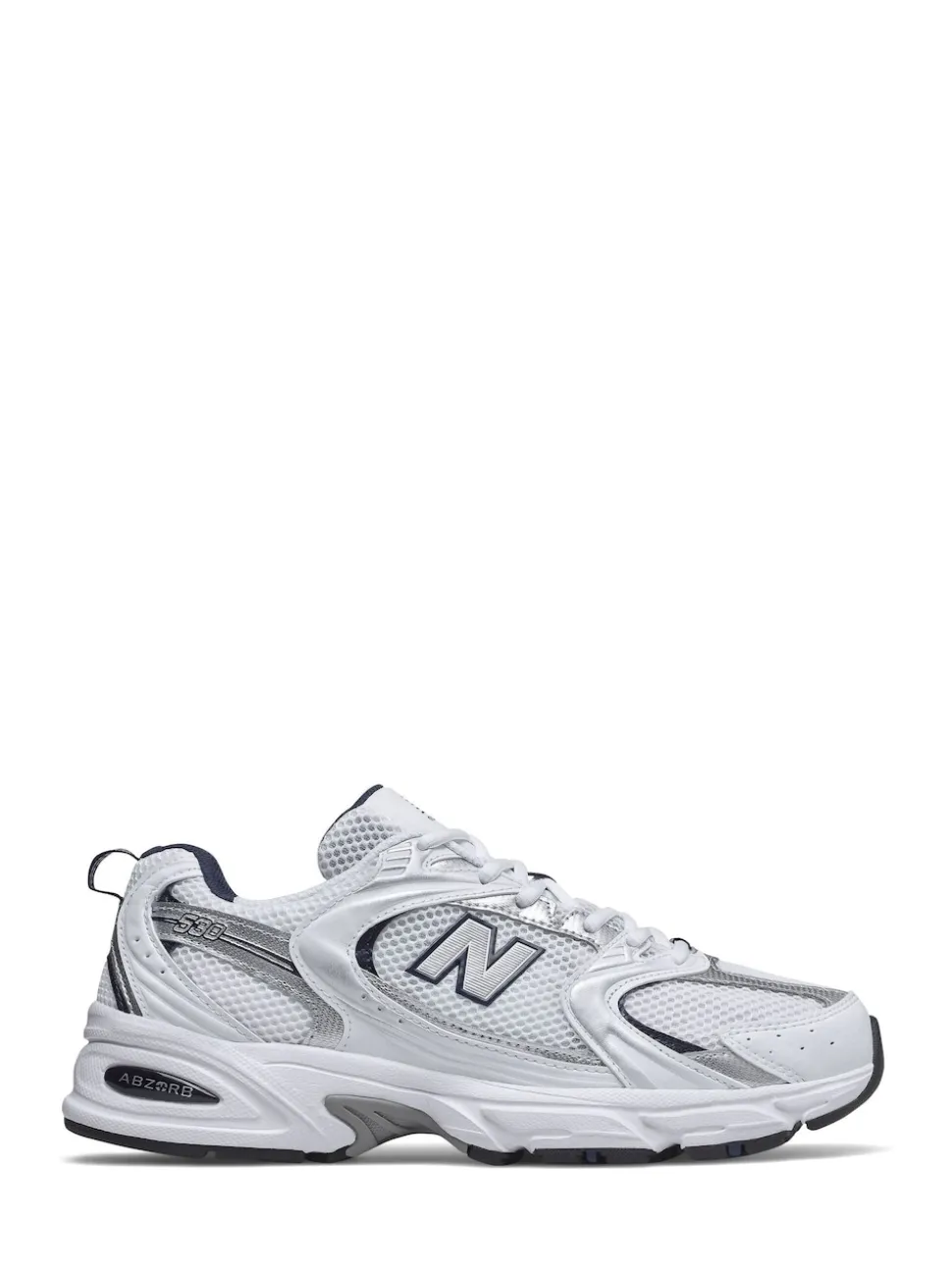 Wit/Grijs - New Balance 530 damessneakers