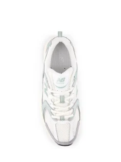 Wit/groen - New Balance 530 damessneakers