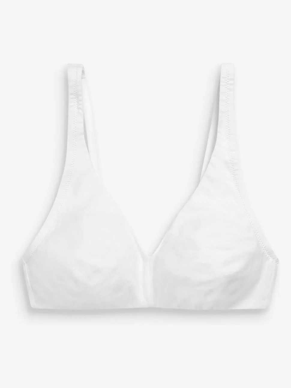 Wit/marineblauw/roze - Katoenmix ultiem comfort beha's verpakking van 3