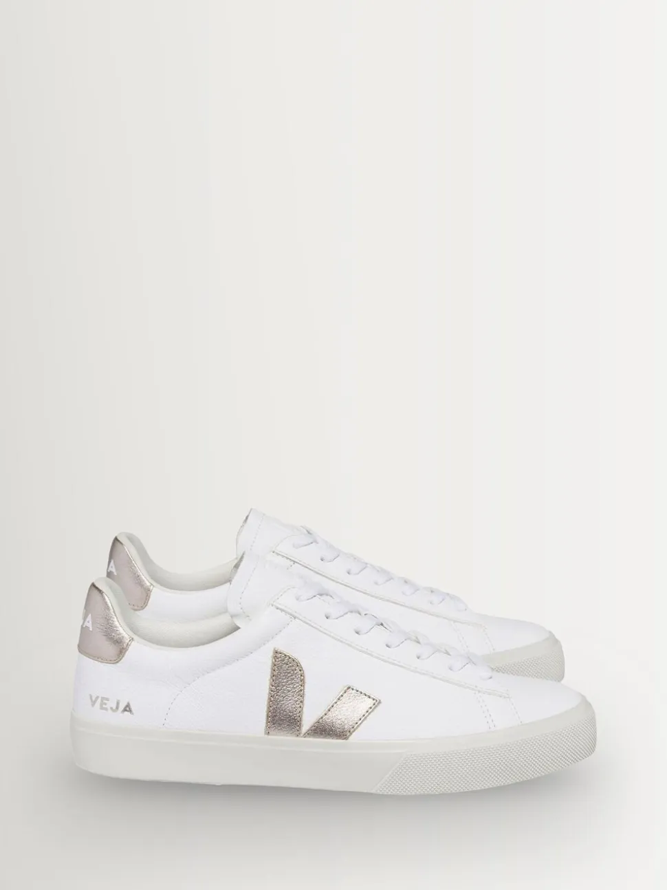 Wit/metallic - Veja Campo sportschoenen