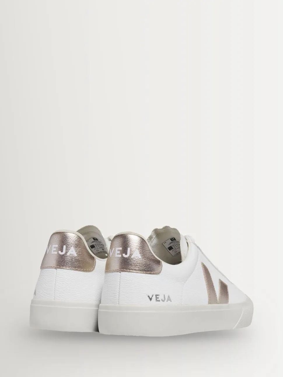 Wit/metallic - Veja Campo sportschoenen