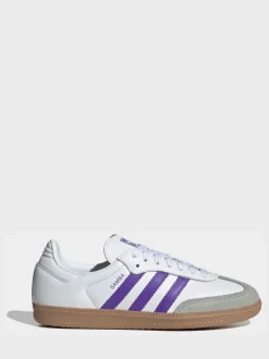 Wit/paars - adidas Originals - Samba OG sneakers