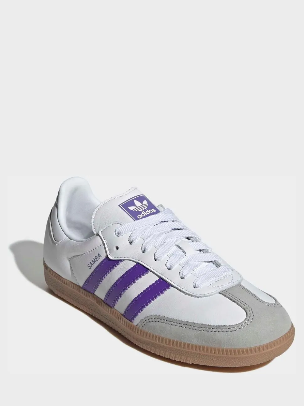 Wit/paars - adidas Originals - Samba OG sneakers