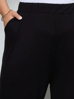 Yours Curve broek met wijde pijpen