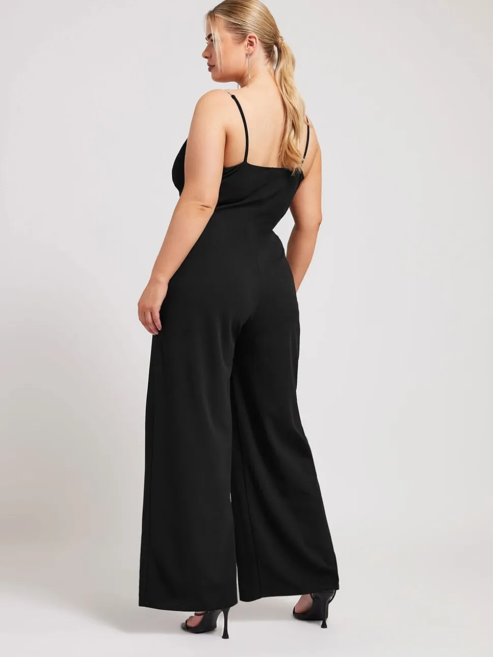 Yours Curve LONDON Diamante Corset Jumpsuit