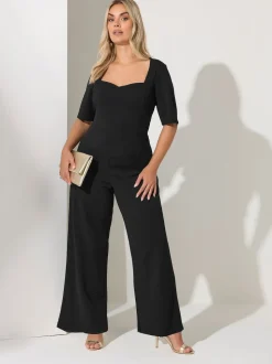 Yours Curve London Sweetheart Jumpsuit