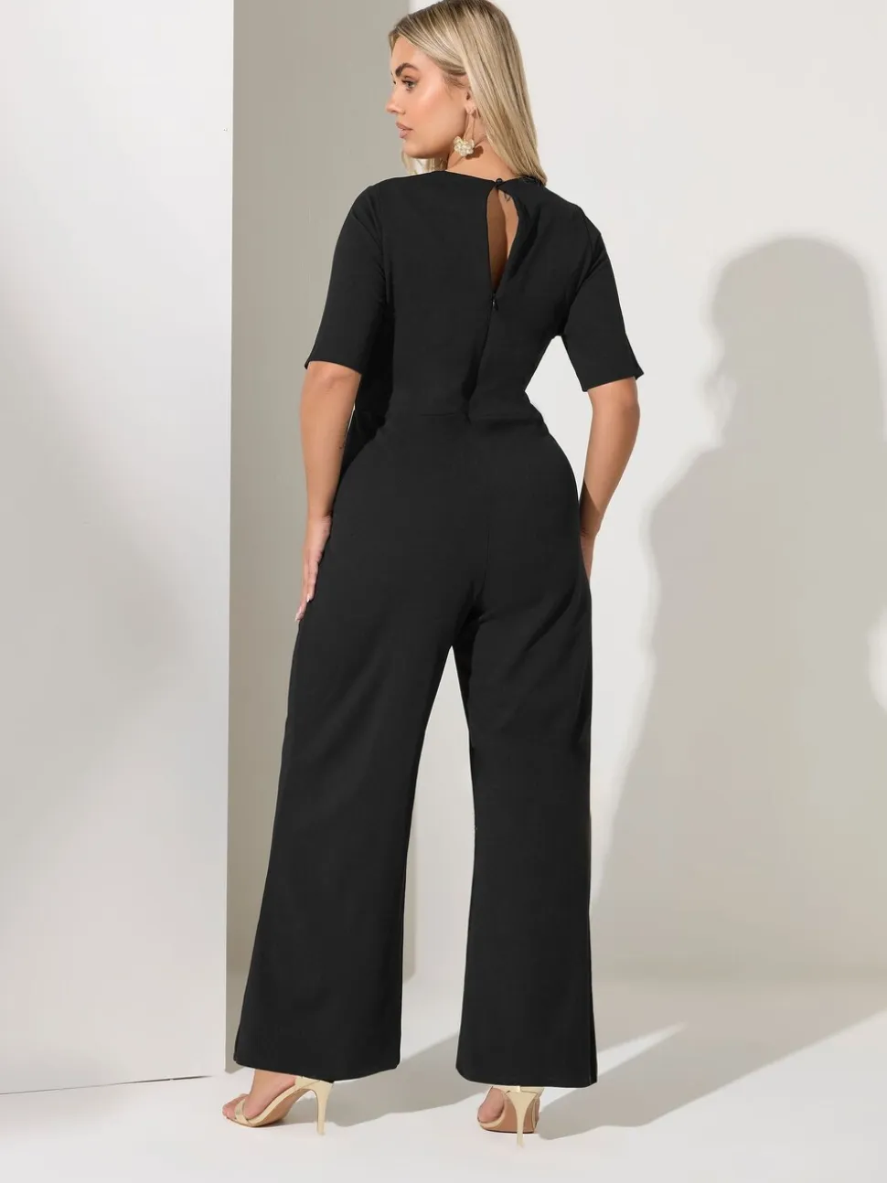Yours Curve London Sweetheart Jumpsuit