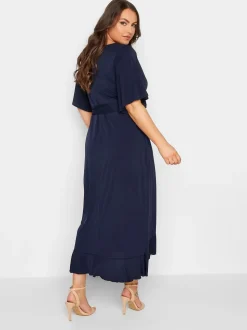 Yours Curve London wikkeljurk met ruches