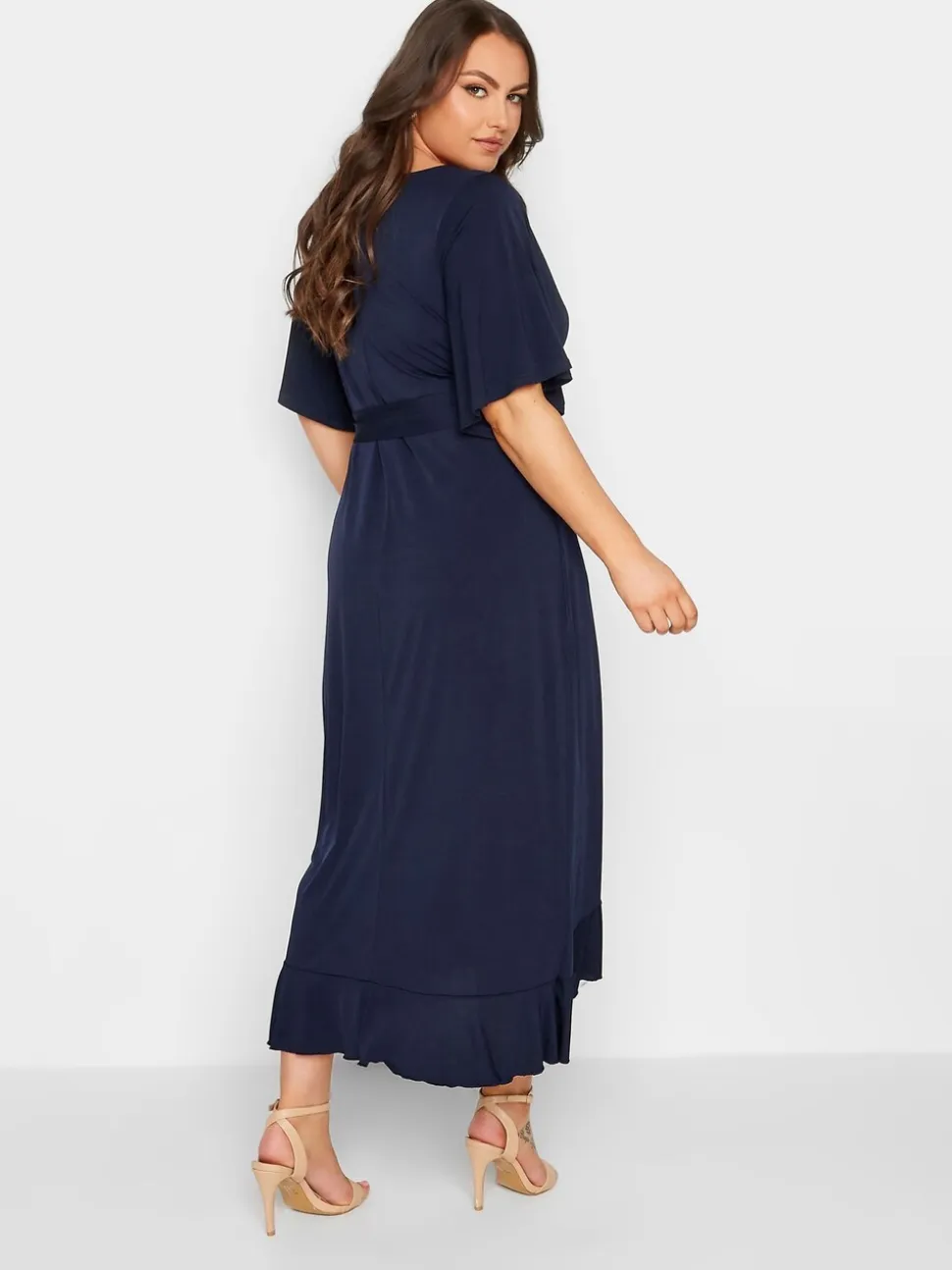 Yours Curve London wikkeljurk met ruches