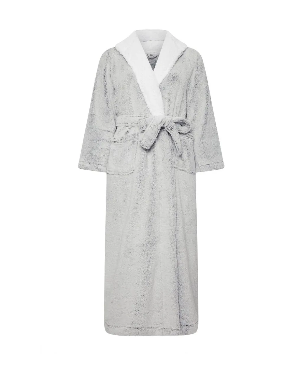Yours Curve Maxi badjas Met capuchon