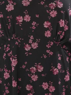 Yours Curve Mesh A Line Balloon Blouse
