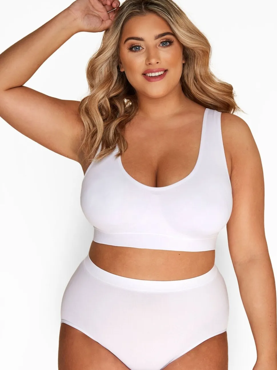 Yours Curve Seamless Unpadded Bra 2 Pack