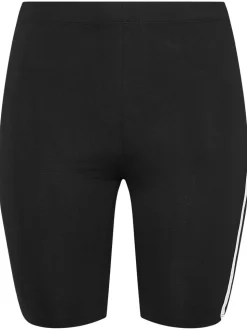 Yours Curve Side Stripe Shorts