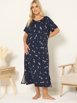 Yours Curve Soft Touch Midaxi Nightdress
