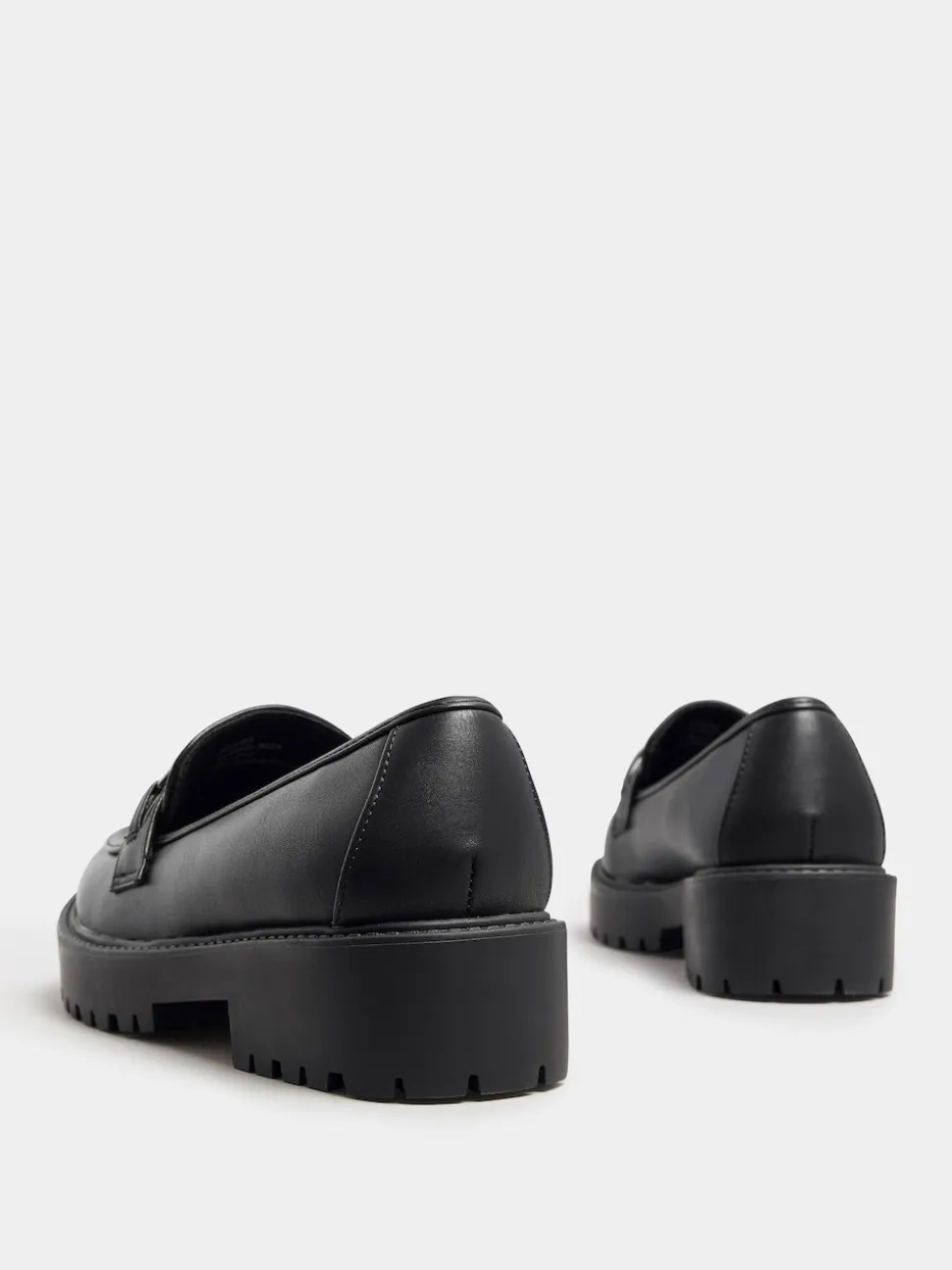 Yours Curve Wide Fit Metal Detail Loafers