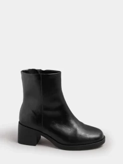 Yours Curve Wide Fit Square Ankle Boots