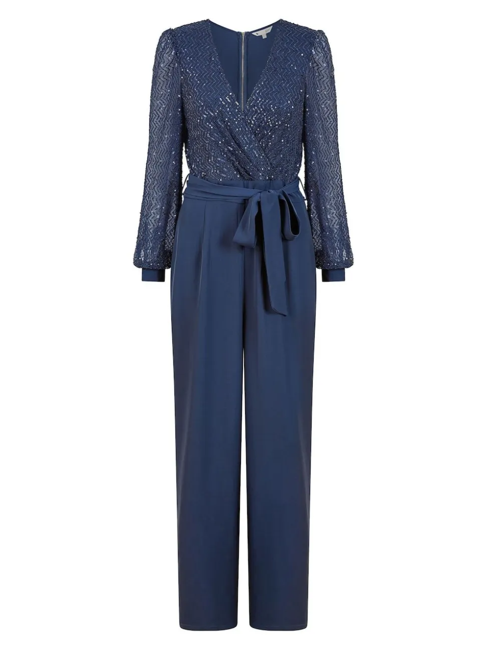 Yumi - Jumpsuit met lovertjes en lange mouwen