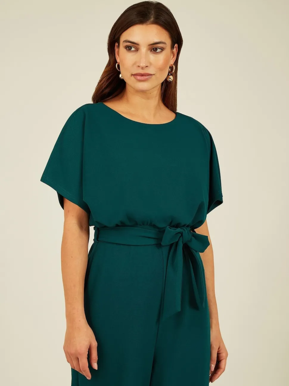 Yumi Batwing Stretch Jumpsuit