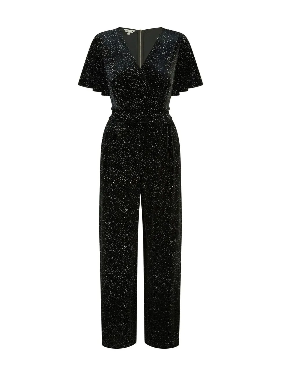 Yumi fluwelen jumpsuit met glitters