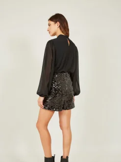Yumi minishort met lovertjes